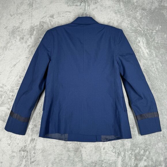 Hanover Uniform Co Blazer Womens 6 Short Blue Wool Blend Military School Preppy - Picture 3 of 9